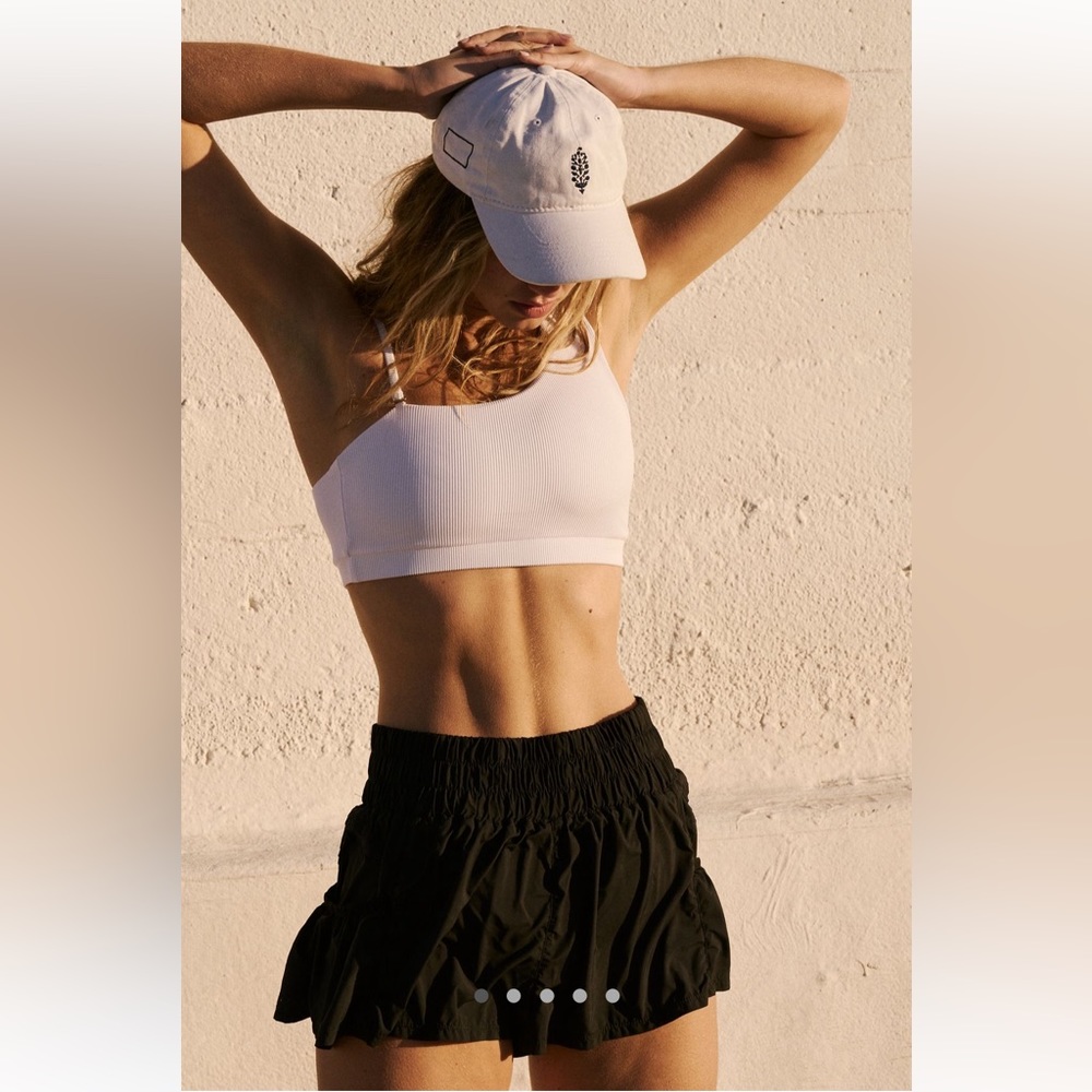 Free People FP Movement Get Your Flirt On Shorts Black size x-small XS